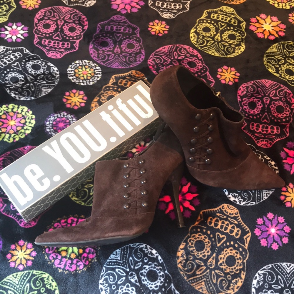 Suede Booties